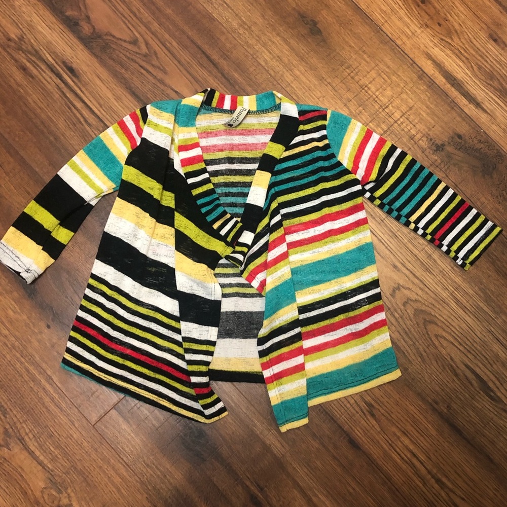 Stripe toddler Cardigan